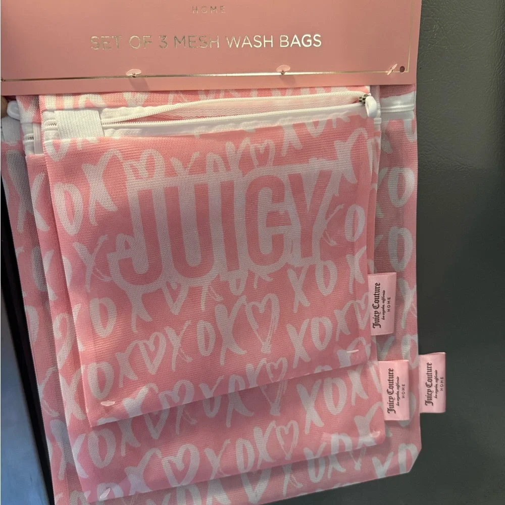 Juicy couture washing bag set of 3